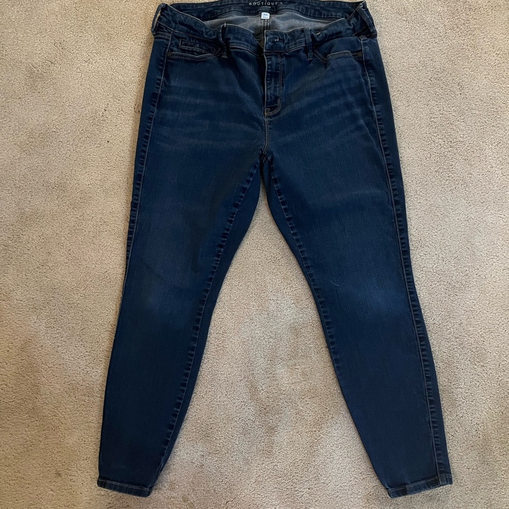 Women's Dark Blue Jeans